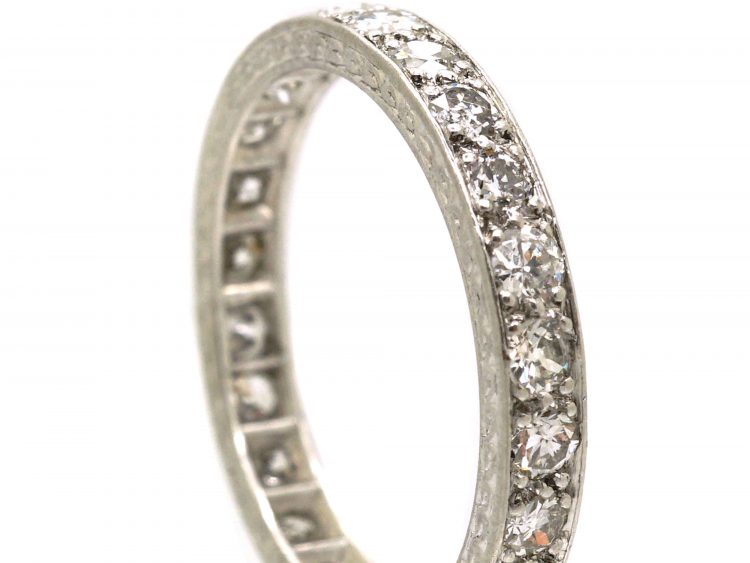 Early 20th Century Platinum & Diamond Eternity Ring