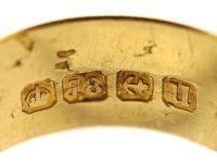 Early 20th Century 18ct Gold Wedding Ring with Ivy Leaf Motifs