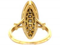 French Belle Epoque 18ct Gold Marquise Diamond Ring