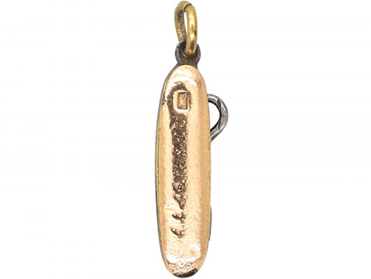 Victorian 9ct Gold Miniature Button Hook