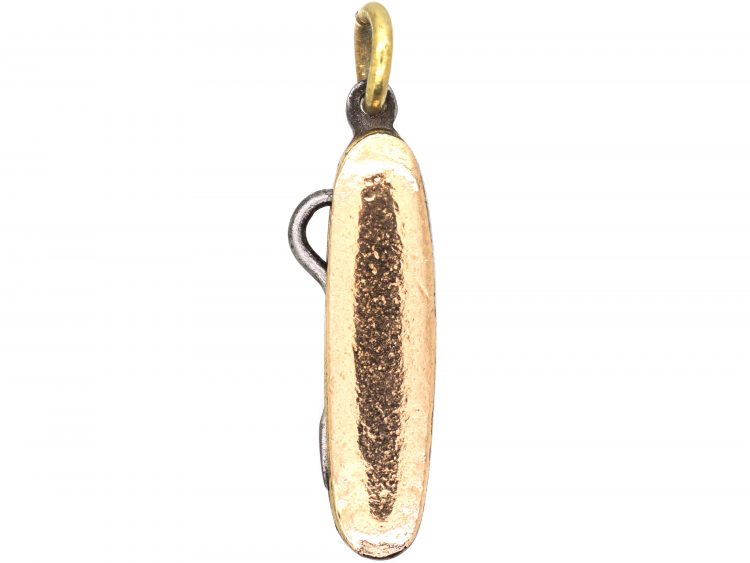 Victorian 9ct Gold Miniature Button Hook
