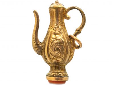 Victorian 9ct Gold Cased Coffee Pot Charm