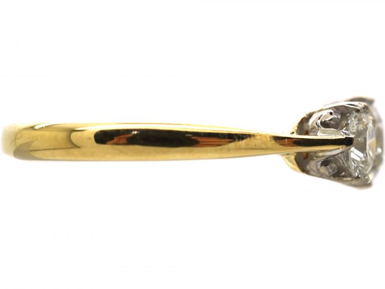 18ct Gold & Platinum Three Stone Diamond Ring