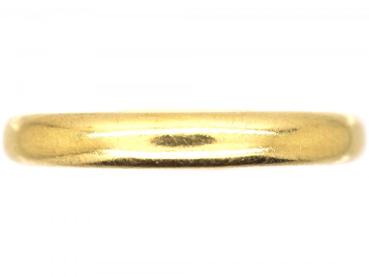 Mid 20th Century 18ct Gold Wedding Ring