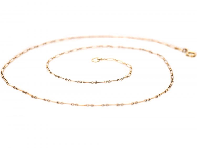 Edwardian 9ct Fine Ornate Chain