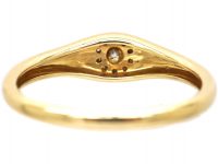 Early 20th Century 14ct Gold Small Diamond Cluster Ring