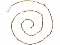 Edwardian 15ct Gold trace Link Chain