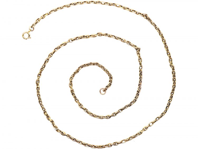 Edwardian 15ct Gold trace Link Chain