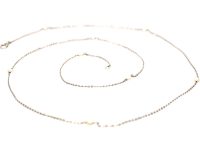 Edwardian Platinum & Natural Pearl Chain