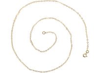 Fine 9ct Gold Trace Link Chain