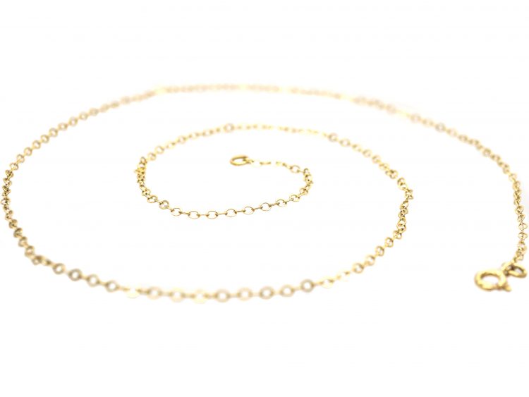 Fine 9ct Gold Trace Link Chain