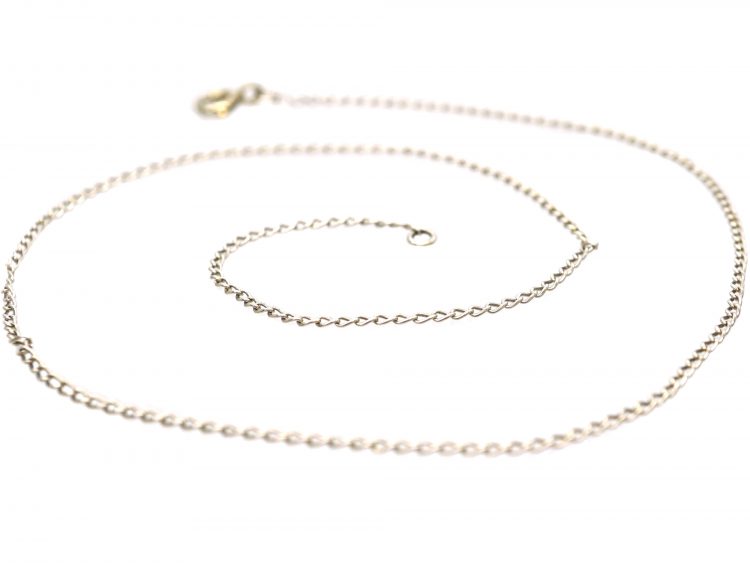 Early 20th Century Platinum Trace Link Chain