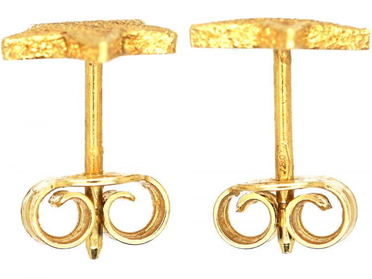 18ct Gold Star Earrings by Carolina Bucci