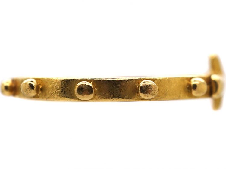 Victorian 18ct Gold Rosary & Cross Decade Ring