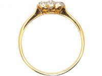 Edwardian 18ct Gold & Platinum, Diamond Daisy Cluster Ring