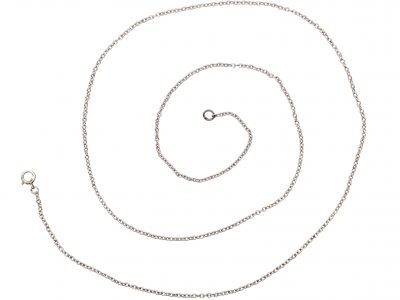 Early 20th Century Platinum Chain