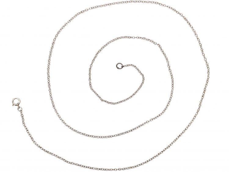 Early 20th Century Platinum Chain