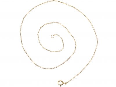 9ct Gold Trace Link Fine Chain