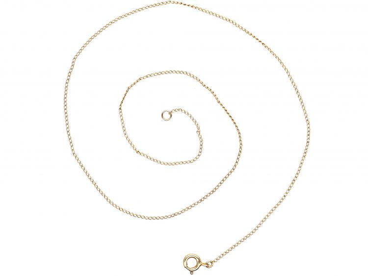 9ct Gold Trace Link Fine Chain