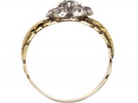 Georgian 15ct Gold Diamond Cluster Ring