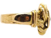 Edwardian 18ct Gold & Diamond Lover's Knot Ring