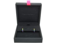 18ct Gold Rainbow Hoop Earrings by Theo Fennell