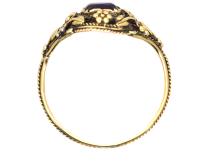Arts & Crafts 15ct Gold Ring set with an Amethyst Attributed to Gaskin