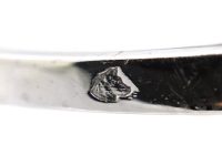 French Art Deco Platinum, Onyx & Diamond Oval Ring