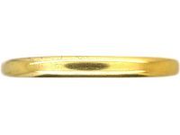 Edwardian 15ct Gold Plain Bangle