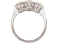 18ct White Gold Three Stone Diamond Ring