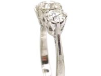 18ct White Gold Three Stone Diamond Ring