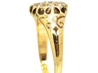 Edwardian 18ct Gold Diamond Cluster Ring