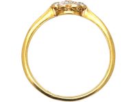 Edwardian 18ct Gold & Platinum, Diamond Cluster Ring