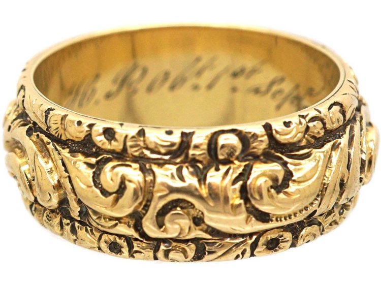 Georgian 18ct Gold Memorial Ring