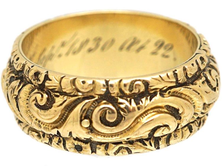 Georgian 18ct Gold Memorial Ring