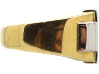 Art Deco Platinum & 18ct Gold Signet Ring with Engraved Crest