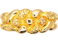 Victorian 18ct Gold Keeper Ring