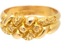 Victorian 18ct Gold Keeper Ring