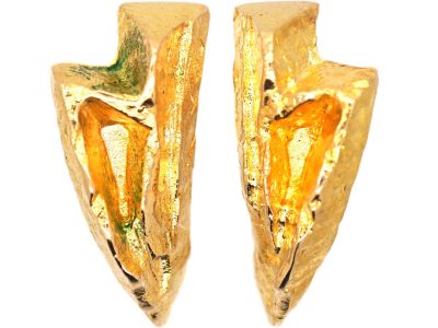 14ct Gold Earrings by Björn Weckström for Lapponia