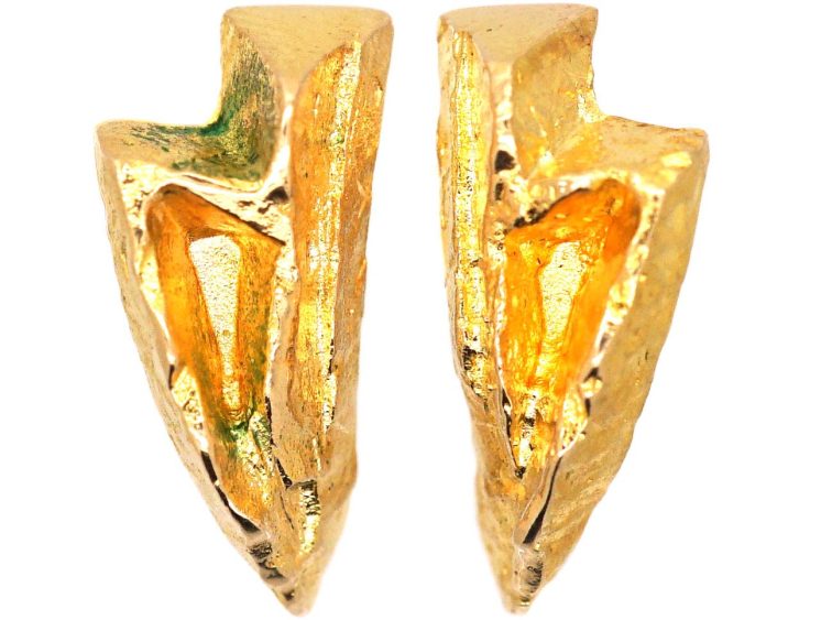 14ct Gold Earrings by Björn Weckström for Lapponia