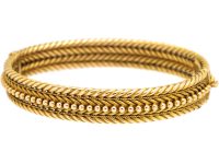 Victorian 15ct Gold Illusion Bangle