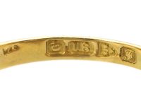 Edwardian 18ct Gold Two Stone Sapphire, Natural Split Pearl & Diamond Ring