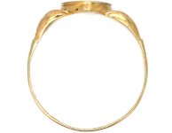 Victorian 9ct Gold Fede & Heart Ring set with a Diamond