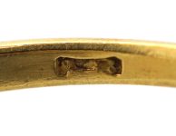 Edwardian 18ct Gold & Platinum Triple Cluster Diamond Ring