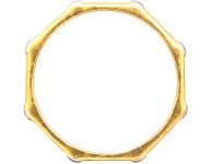 Mid 20th Century 22ct Two Colour Gold Octagonal Wedding Ring