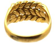 Edwardian 18ct Gold Illusion Keeper Ring