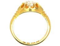 Victorian 18ct Gold Diamond Solitaire Ring