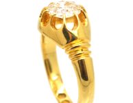 Victorian 18ct Gold Diamond Solitaire Ring