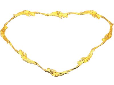 14ct Gold Collar by Björn Weckström for Lapponia
