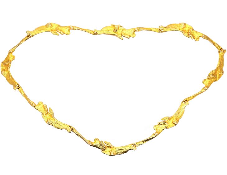 14ct Gold Collar by Björn Weckström for Lapponia